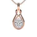 USD 1508,  Shop Lab Grown Diamond Pendant Beautiful Round Diamond Style