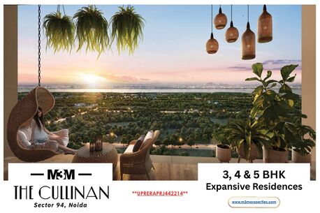 Noida, Real Estate For Sale, INR 63500000,  3 BR,  1800 Sq. Feet,  M3M Cullinan Noida - Your Tryst With Magnificence