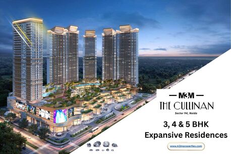 Noida, Real Estate For Sale, INR 63500000,  3 BR,  1800 Sq. Feet,  M3M Cullinan Noida - Your Tryst With Magnificence