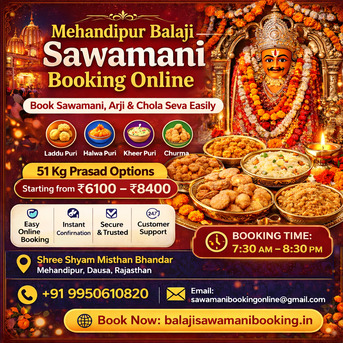 Mumbai, Food & Drink, Sawamani Online Booking | Mehandipur Balaji Temple