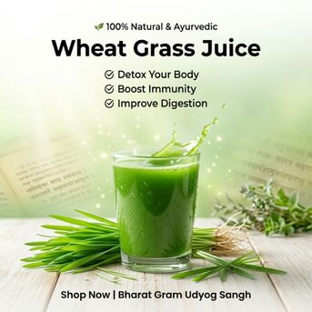 Haryana, Health & Beauty Items, INR 560,  Buy Wheat Grass Juice Online In India | Bharat Gram Udyog Sangh