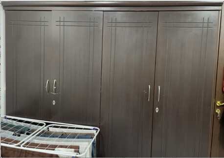 Mangaf, Furniture, KWD 28,  Foldable Bed, Side Table, 4 Door Wardrobe And TV Table And 2 Seater Sofa For Sale!