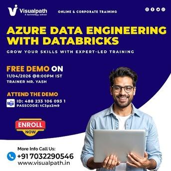 Hyderabad, Lessons Offered, Join Free Demo Online Azure Data Engineering With Databricks