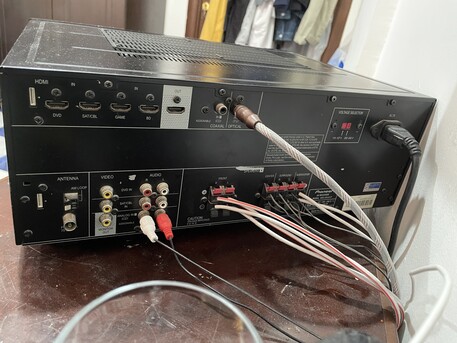 Mangaf, Electronics, KWD 70,  32" Led Snart Android Tv, Poineer AV Receiver 5.1 Ch And Onkyo 5.1 Ch Speakers