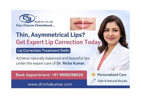 New Delhi, Health, Thin, Asymmetrical Lips? Get Expert Lip Correction Today