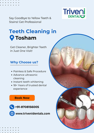 Haryana, Dental, Teeth Cleaning In Tosham | Triveni Dental