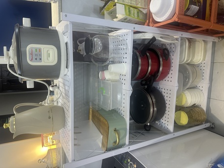 Al Rakah Al Shamaliyah, Household Items, SAR 1,  Household Kitchen Equipment, Blender, Cups, Plates, Shelf, Rice Cooker, Pots & Pans