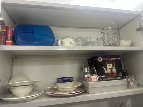 Al Rakah Al Shamaliyah, Household Items, SAR 1,  Household Kitchen Equipment, Blender, Cups, Plates, Shelf, Rice Cooker, Pots & Pans