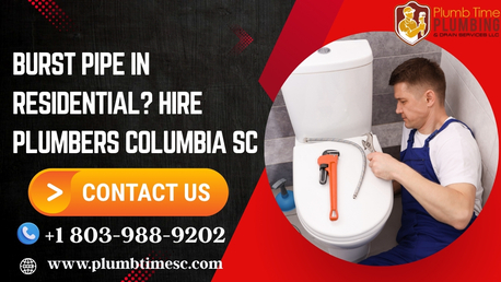 New York, Construction, Burst Pipe In Residential? Hire Plumbers Columbia SC