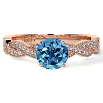 New York, Jewelry, USD 1465,  Swiss Topaz Prong Set Women
