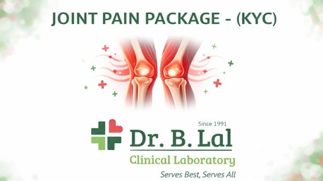 Mumbai, Health & Beauty Items, INR 3690,  Joint Pain Package With 64 Tests Including CBC, CRP, ESR & RA Factor