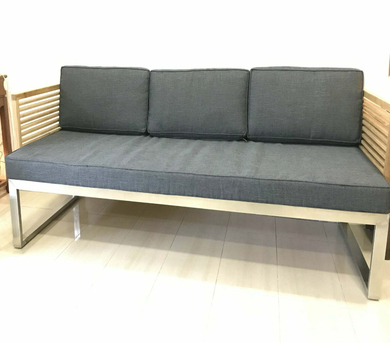Kuala Lumpur, Furniture, MYR 3200,  Stainless Steel Teak Daybed
