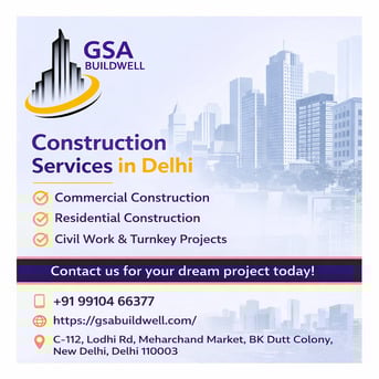 New Delhi, Construction, Best Construction Company In Delhi
