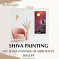 INR 2600,  Shiva Painting &ndash; Spiritual Wall Art By Vibecrafts