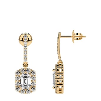 New York, Jewelry, USD 1465,  Buy 5.32 Cttw Lab Grown Diamond Stud Earrings At GemsNY