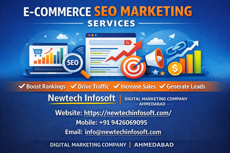Ahmedabad, Marketing, E-commerce SEO Marketing Services In Ahmedabad | Newtech Infosoft