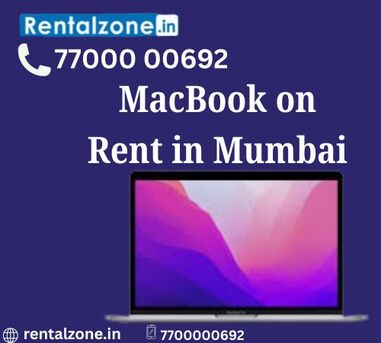 Mumbai, Computer, MacBook On Rent In Mumbai Starting At ₹2000. Call 7700000692 | Rentalzone.in 🚀