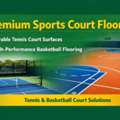 Premium Flooring Tennis Court And Basketball Court