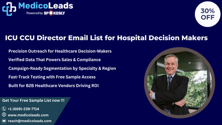 Dallas, Business, ICU CCU Director Email List For Hospital Decision Makers