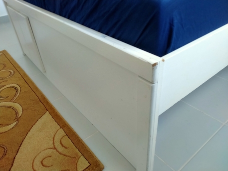 Dammam, Furniture, SAR 400,  Double Bed For Sale Without Mattress