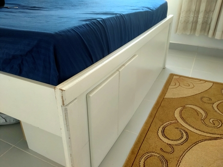 Dammam, Furniture, SAR 400,  Double Bed For Sale Without Mattress