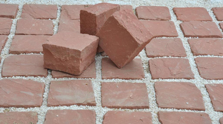 Faridabad, Wholesale Products, Red Agra Stone At Best Price 9810953797