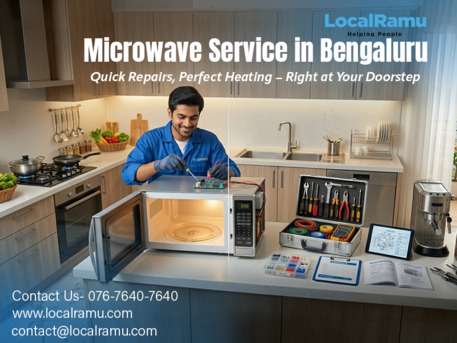 Bangalore, Appliance Repair, Safe Cooking Starts Here LocalRamu Microwave Repair Service In Bengaluru