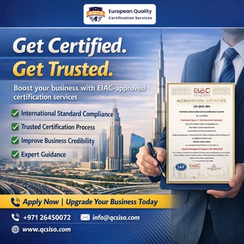 Abu Dhabi, Education, EIAC Certification Services In Dubai
