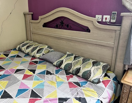 Riyadh, Furniture, SAR 100,  KING SIZE COT & MATTRESS FOR SALE