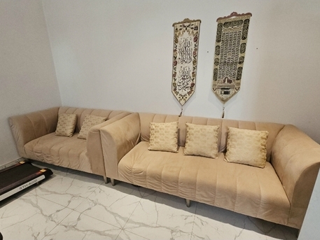 Al Sulaymaniyyah, Furniture, SAR 250,  URGENT SALE: 7 Seater Sofa - 250 SAR