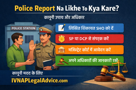 New Delhi, Legal, Police Report Na Likhe To Kya Kare? | Ivnap Legal Advice