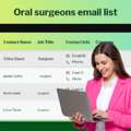 Premium Canada Oral Surgeons Email List For Dental Leads