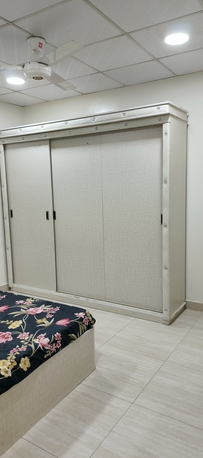 Abha, Furniture, SAR 1200,  Want To Sell Double Bed, Full Size Wardrobe And Dressing Table