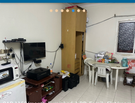 Jubail, Apartments, Flats, Houses & Villas, SAR 1100/month,  1 BR,  Family Room /plat