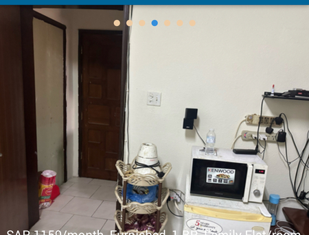 Jubail, Apartments, Flats, Houses & Villas, SAR 1100/month,  1 BR,  Family Room /plat