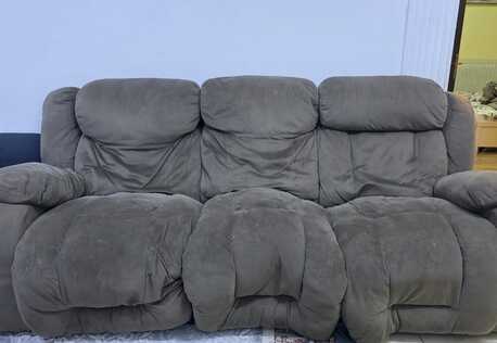 Riyadh, Furniture, SAR 175,  3 Seater Sofa/ Recliner For Sale At Throw Away Price