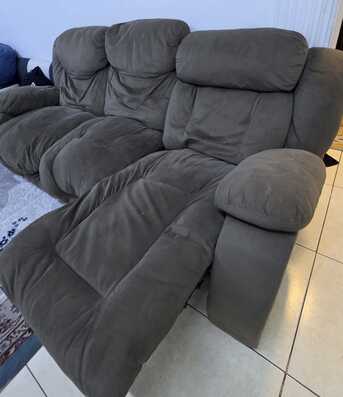 Riyadh, Furniture, SAR 175,  3 Seater Sofa/ Recliner For Sale At Throw Away Price
