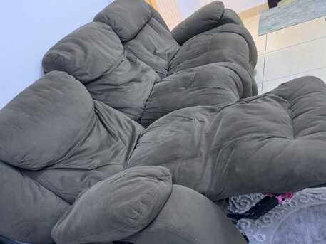 Riyadh, Furniture, SAR 175,  3 Seater Sofa/ Recliner For Sale At Throw Away Price