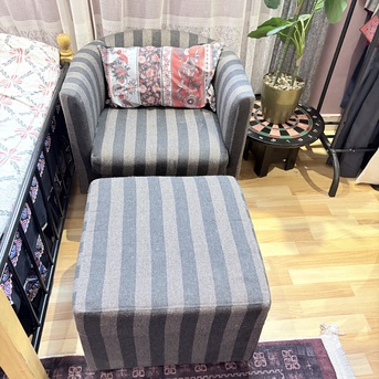 Al Mursalat, Household Items, SAR 80,  Ikea Easy Chair With Foot Rest