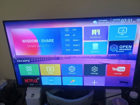 Madinah, Appliances, SAR 250,  Toshiro 32-Inch Ultra Thin Frame Android Smart LED 60Hz