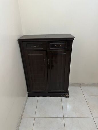 Mushrefah, Furniture, SAR 150,  Wooden Shoe Cabinet / Storage Rack &ndash; Good Condition