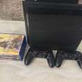 SAR 1200,  PlayStation 4 500GB With Two Controllers And 5 Top Tier Games