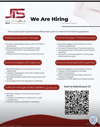 Riyadh, Jobs, Finance Manager - Accounts Payable/