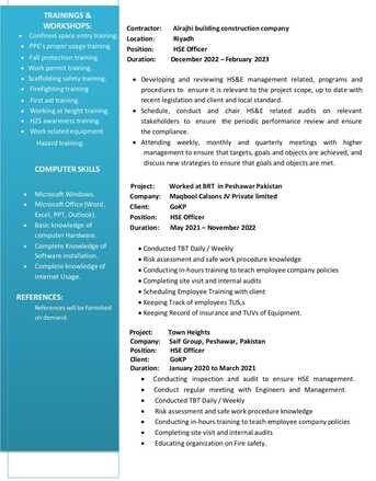 Jeddah, Job Seekers, &lrm;Looking For Safety Officer Postion