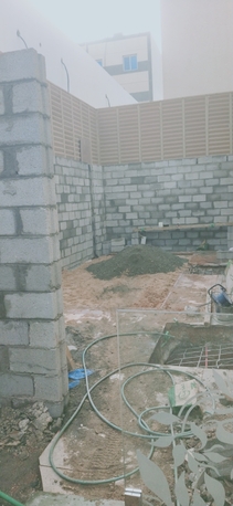 Riyadh, Construction, شغل ترميم ملحق تركيب بناي الياسه بلاط حجر ر