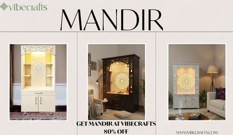 Noida, Household Items, INR 2600,  Mandir &ndash; Elegant Pooja Units By Vibecrafts