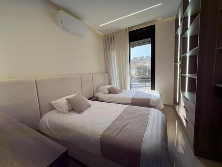 Amman, Apartments, Flats, Houses & Villas, JOD 14000/year,  Furnished,  2 BR,  100 Sq. Meter,  Ground Floor Apartment For Rent In Deir Ghubar