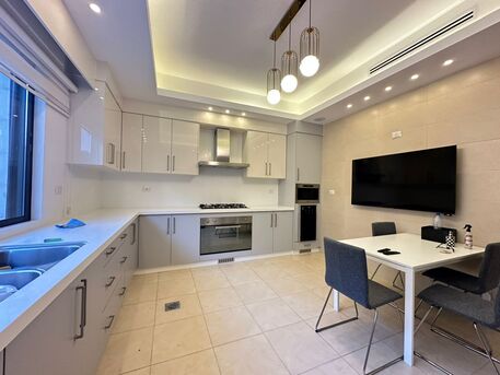 Amman, Apartments, Flats, Houses & Villas, JOD 30000/year,  Furnished,  4 BR,  300 Sq. Meter,  Modern Ground Floor Apartment For Rent In Um Uthainah