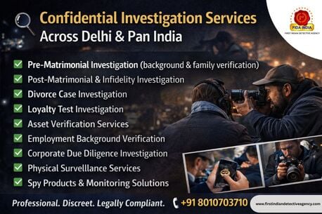 New Delhi, Legal, TOP RATED DETECTIVE AGENCY IN DELHI | FIDA INDIA