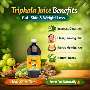 Haryana, Health & Beauty Items, INR 580,  Triphala Juice Benefits | Gut, Skin & Weight Loss